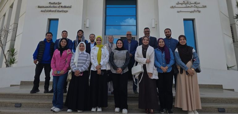 زيارة للمركز: متدربين من كلية السياحة والفنادق 