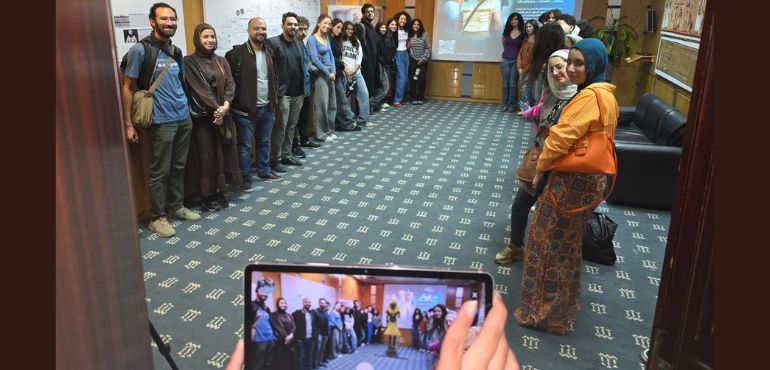 زيارة للمركز: وفد جامعة هيرتفوردشاير البريطانية