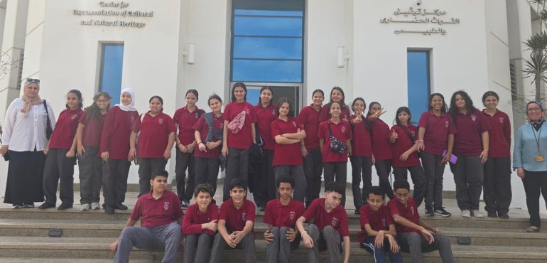 زيارة للمركز: طلاب مدرسة بورسعيد